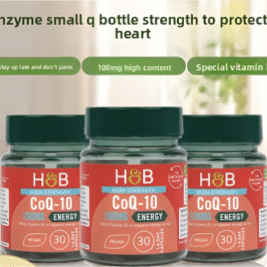 Hoberi HB Coenzyme Q10 protects heart and brain health, heart rhythm and myocardium. It is an original imported health product from the UK