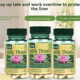 Hoberi HB British Milk Thistle Liver Health and Nourishment, High Concentration of silymarin, imported for overtime