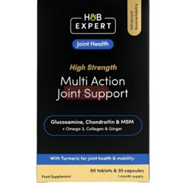 Hoberi HB Joint Formula Glucosamine Chondroitin for comfortable and flexible knees, meniscus curcumin Fish Oil for bone strength
